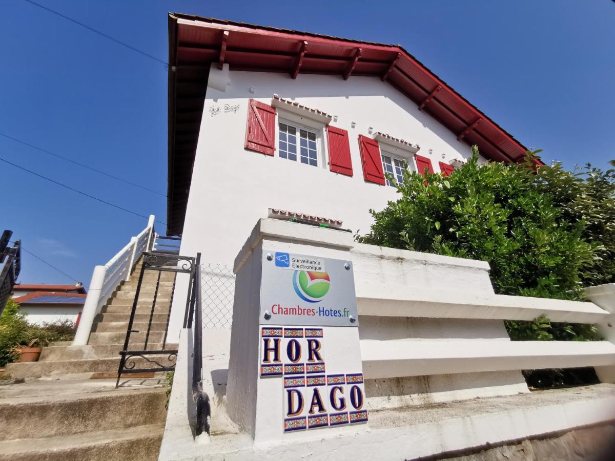 Chambres D'Hotes "Hor Dago" Pres De La Gare D'Hendaye Avec Le Petit-Dejeuner Exterior foto